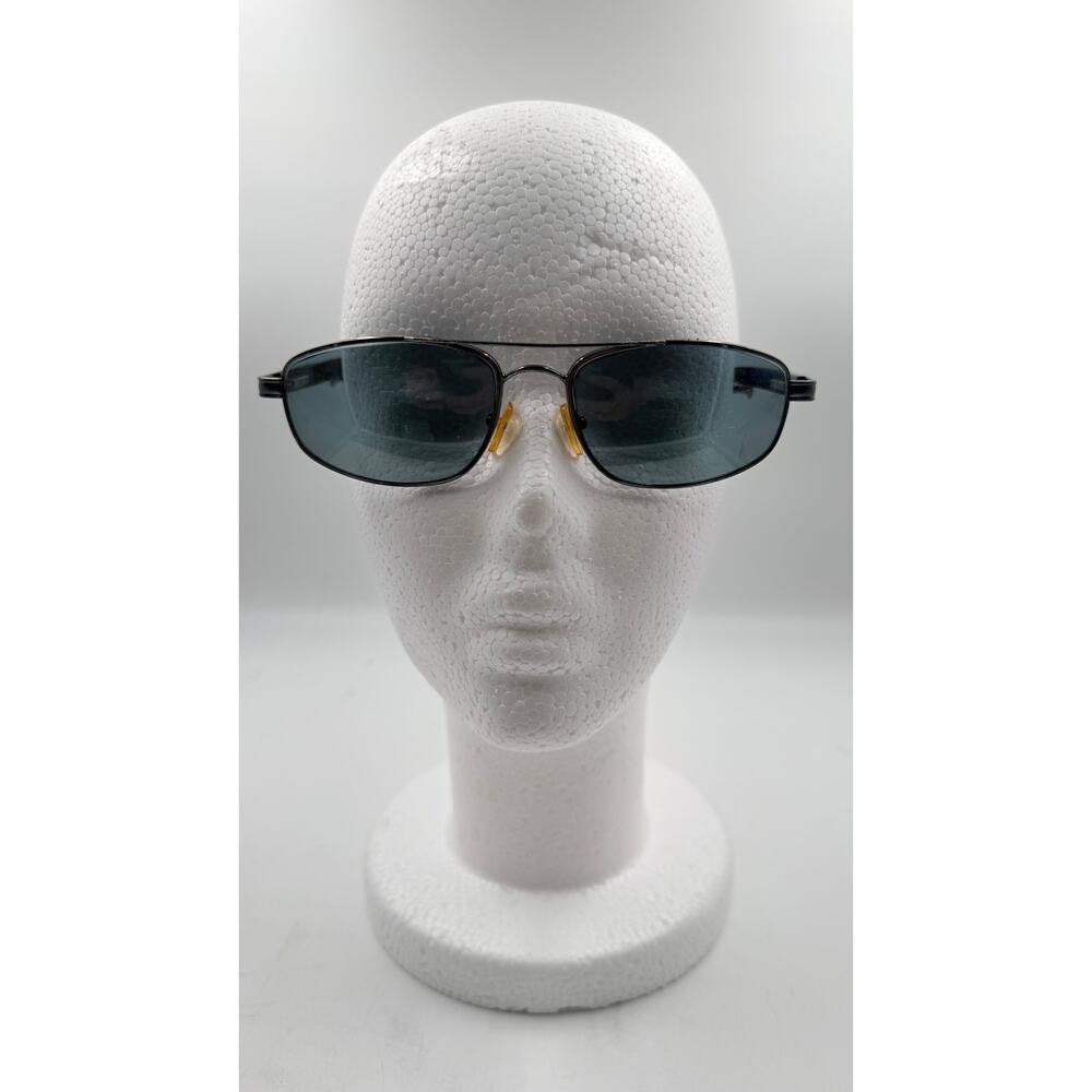 Aztec Collection AZ505 Gunmetal Gloss Black Aviator Eyeglasses FRAME ONLY